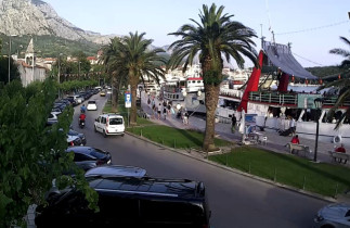 Imagen de vista previa de la cámara web Makarska - Riva Rey Tomislav